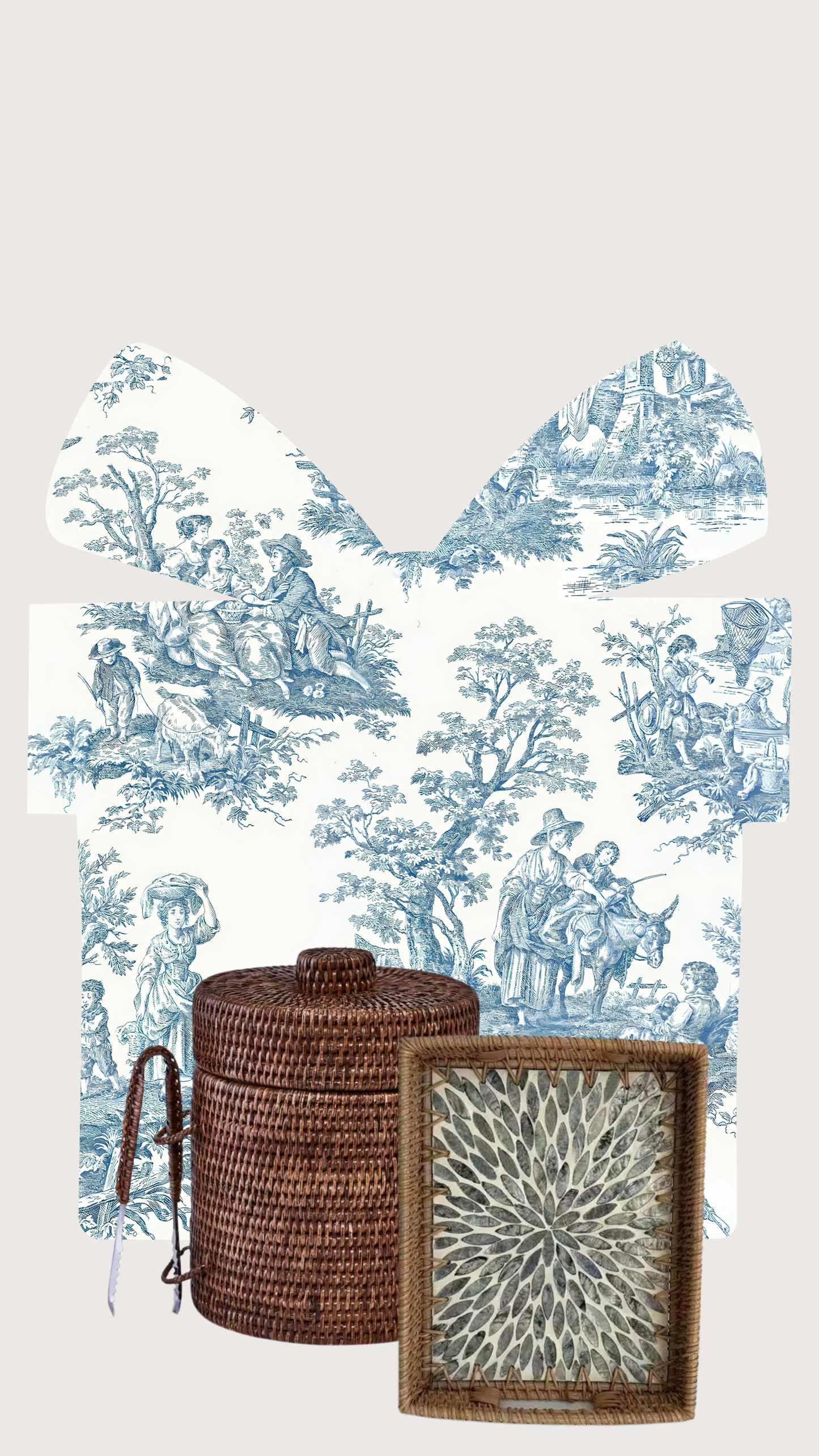 Eiskübel und Serviertablett Duo Set